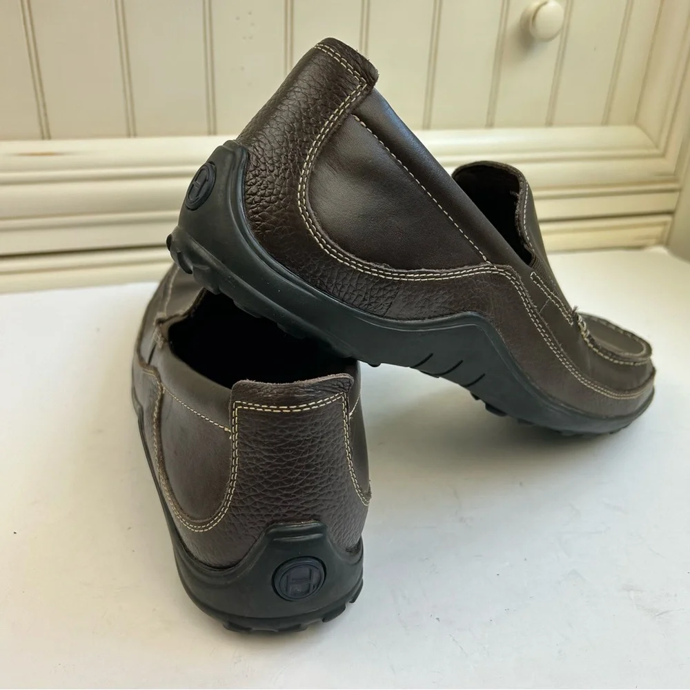 Cole Haan Tucker Venetian Slip On French Roast Leather Loafer Office Preppy